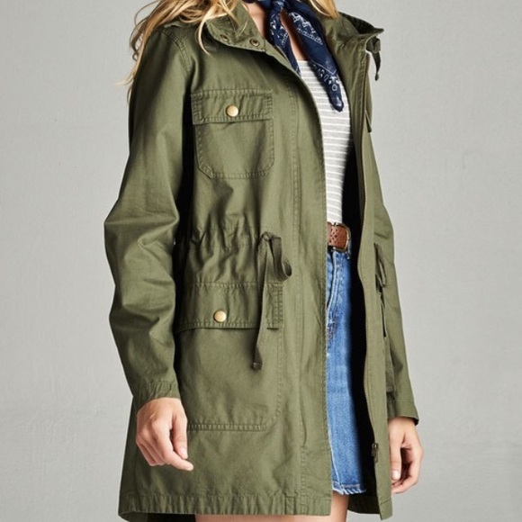 Misses and Plus Utility Jacket - Picture 2 of 3